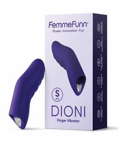 FEMME FUN DIONI WEARABLE FINGER VIBE SILICONE RECHARGEABLE VIBRATOR SIZE SMALL - £54.60 GBP