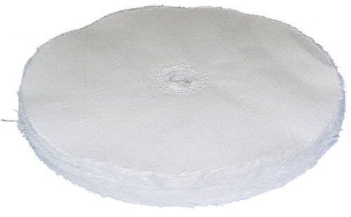 Magnate LMS064058 Soft Loose Muslin Buffing Wheel - 6&quot; Diameter; 5/8&quot; Ho... - $5.57