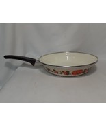 Vintage Sanko Ware Show Pans 9.5&quot; Skillet Porcelain Steel #2003 Japan - $24.25