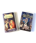 Walt Disney Masterpiece Lady and the Tramp 1 &amp; 2 Scamps Adventure VHS Tapes - $10.00