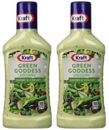 Kraft Green Goddess Dressing, 16 Fl Oz (Pack of 2) - £15.53 GBP