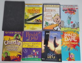 8 ROALD DAHL Books Lot Charlie and the Chocolate Factory BFG Twits James Magic - £10.26 GBP