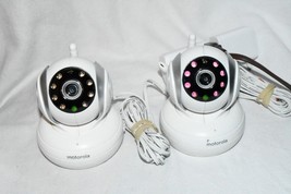 LOT OF TWO Motorola Baby Monitor Cameras Wireless 2x MBP38SBU W5C - $32.55