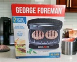 George Foreman Classic Plate 2-Serving Grill Removes 42% Fat From Burger... - $24.70