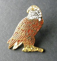 American Eagle Bald Headed Bird Perched Eagle Lapel Pin Badge 1 Inch - £4.20 GBP
