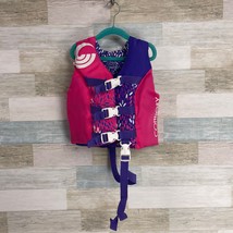 Connelly Pink Purple Life Vest Jacket USCG Child 30 50lbs - £19.60 GBP