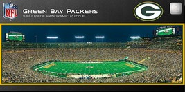 Masterpieces Green Bay Packers Stadium NFL 1000 Piece Panoramic Jigsaw Puzzle - $19.79