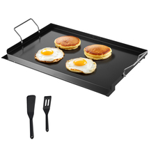 VEVOR Carbon Steel Griddle, 24x16 inch Top Rectangular Plate, Gas Grill ... - $48.99