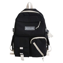 New Casual Women Backpack Solid Color School Bag For Teenagers Girls Student Moc - £27.43 GBP