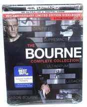 The Bourne Complete 5 Movies Collection [SteelBook] (4K Ultra HD / Digital Code) - £50.20 GBP