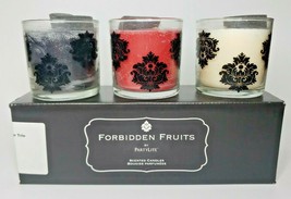 PartyLite Forbidden Fruits Scented Candle Trio New in Box P3F/P86006 - £19.92 GBP