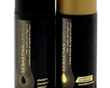 Sebastian Dark Oil Shampoo &amp; Conditioner 1.7 oz Duo Travel Size-2 Pack - £14.75 GBP