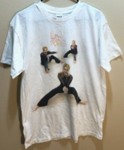 LeAnn Rimes Something Talk About White Tour 1998 Vintage Concert T-Shirt L - $66.81