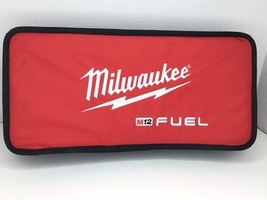 Milwaukee Case M12 Fuel Red Soft Tote Tool Carry Bag Storage Zippered - $14.65