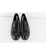 Vintage 70s Stacy Adams Mens 12 D Leather Brogue Toe Cap Slip On Shoes B... - $108.85