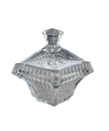 Dome Shape Glass Sugar Serving Bowl with Lid Candy Dish With Cover - £11.64 GBP