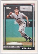 M) 1992 Topps Baseball Trading Card - Robin Ventura #255 - $1.97