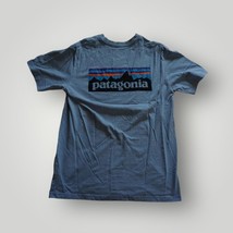 Patagonia Responsibili Tee Uomo Schiena Logo Manica Corta Taglia Media M - £30.14 GBP
