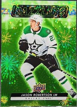 2023-24 Upper Deck Dazzlers Jason Robertson #DZ-71 Green Dallas Stars - £1.73 GBP