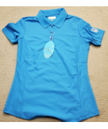 Greg Norman Golf Polo Shirt Womens Small Blue Play Dry Moisture Wicking ... - $26.49