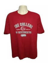 The College of Westchester 1915 Adult Burgundy XL TShirt - £15.72 GBP