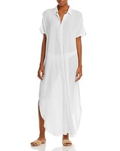 MSRP $88 Aqua Button Front Maxi Swim Cover-Up Size Small - £26.36 GBP