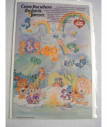 1985 Color Ad Care Bears Come Live Where the Fun is Forever American Gre... - $12.33 CAD