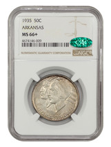 1935 50C Arkansas NGC/CAC MS66+ - £468.13 GBP