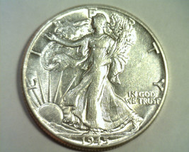 1945 WALKING LIBERTY HALF DOLLAR CHOICE ABOUT UNCIRCULATED CH. AU NICE COIN - £19.96 GBP