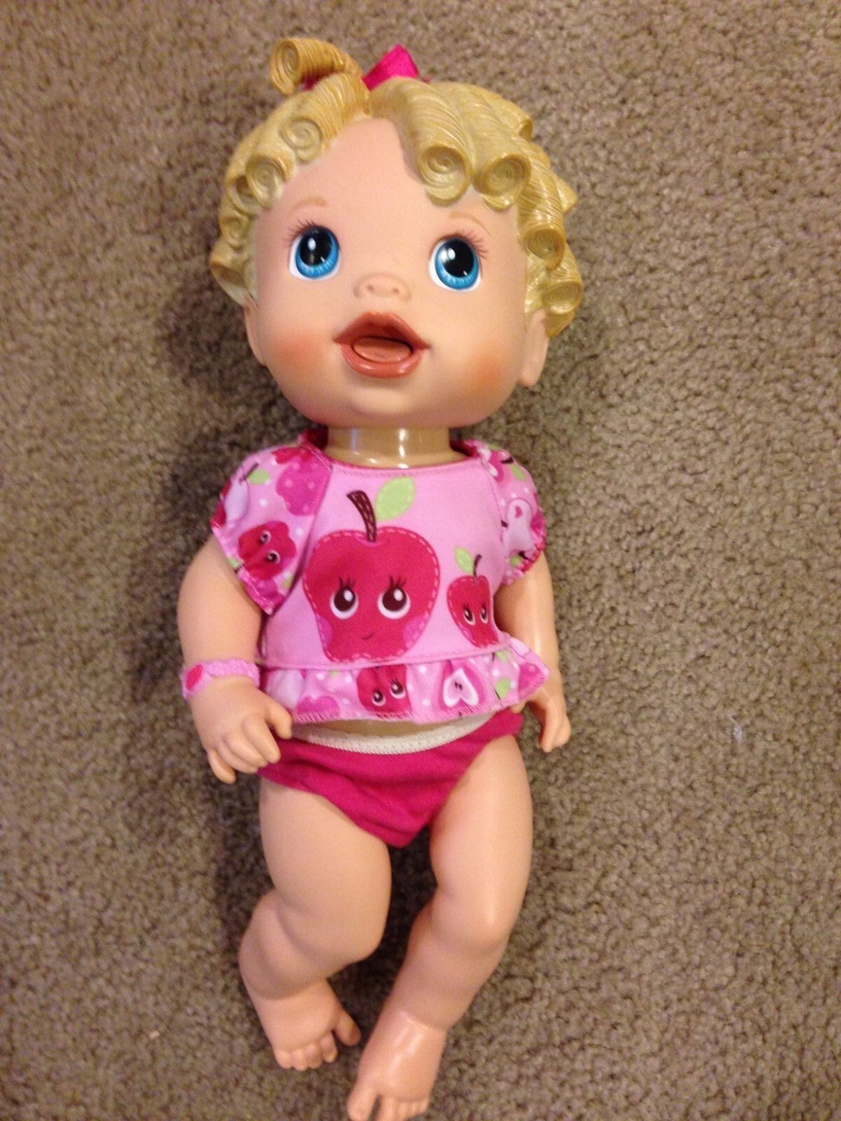 2009 Baby Alive All Gone Doll Talking Blonde Hair No Accessories Talks GREAT - $23.05