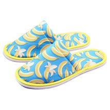 Chochili Men Banana Home Slippers Blue Yellow Lightweight Silent Walk Si... - £7.69 GBP