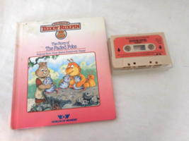 Teddy Ruxpin Book and Cassette Tape The Faded Fobs Hardcover Tapes Vintage 1985 - £15.58 GBP
