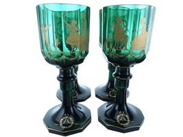 c1840 Russian Imperial Glass Goblet set - $7,796.25