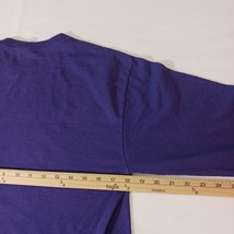 Jerzees Dri-Power TIGER PRIDE Men's Purple Cotton Blend T-Shirt Long Sleeve Sz M image 9