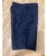 Men’s Roundtree And York Drawstring Tie Navy Shorts New No Tag  - $27.15 CAD