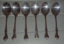 Oneida 1881 Rogers Arbor Rose True Rose Stainless Soup Spoons Set of 6 F... - $25.00