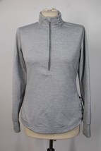 Lucy S Gray 1/4 Zip Active Long Sleeve Sweatshirt Top Thumbholes Side Po... - £22.41 GBP