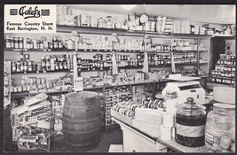 East Barrington, NH B&amp;W Postcard - Calef&#39;s Famous Country Store Great Interior - £10.00 GBP