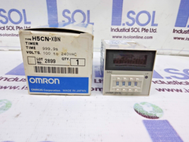 OMRON H5CN-XBN Digital Timer Module H5CNXBN AC100-240 999.9s Japan New - $100.95