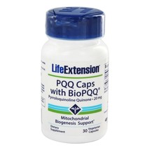 Life Extension PQQ Caps with BioPQQ 20 mg., 30 Vegetarian Capsules - $27.79