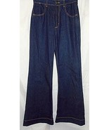 Roberto Just Cavalli Jeans High Waist Wide Leg Dark Blue Stretch Denim s... - £26.44 GBP