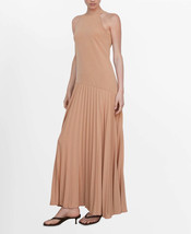 Mango Womens Pleated Panel Dress - Coffee, Size 10 - £59.51 GBP