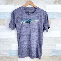 Carolina Panthers Nike Tee Gray NFL Football Graphic Logo Dri Fit Mens S... - £19.59 GBP