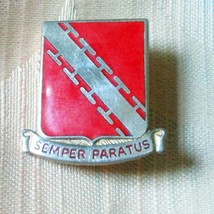 52nd US Army Air Defense Enamel DUI Badge Maker M.S. Meyer - £4.68 GBP