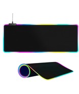 Large RGB Gaming Mouse Pad, 15 Light Modes, Touch Control, non-slip 31.5... - $18.31