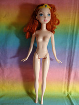 2006 Disney Mattel Princess Merida Red Hair Crown Freckles Doll Nude Indonesia - £7.96 GBP