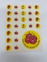 Vintage CTP Scratch &amp; Sniff The Candy Apple Quartet Stickers Full Sheet - £16.50 GBP