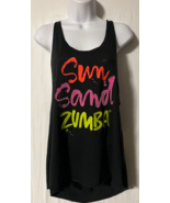 Zumba Wear Sleeveless Black Sun Sand Zumba Racerback Tank Size XS (XSpic... - $22.17 CAD