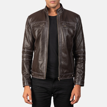  LE Youngster Brown Leather Jacket - £109.34 GBP+