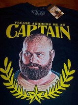 The Hangover 2 Zach Galifianakis Captain T-Shirt Medium New w/ Tag - £15.82 GBP